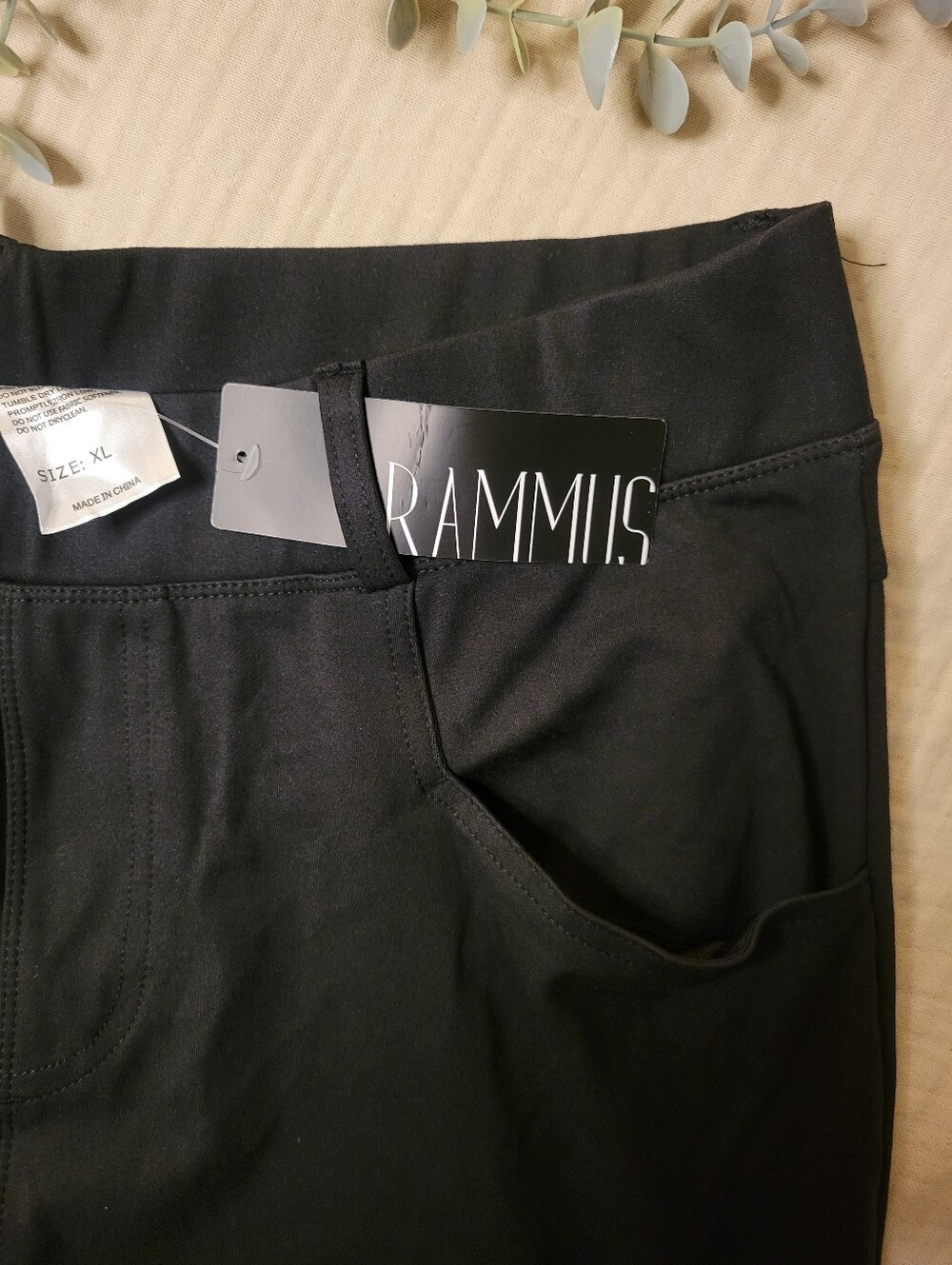 Rammus Buttery Soft High-Waist Legging Work Pants with Pockets